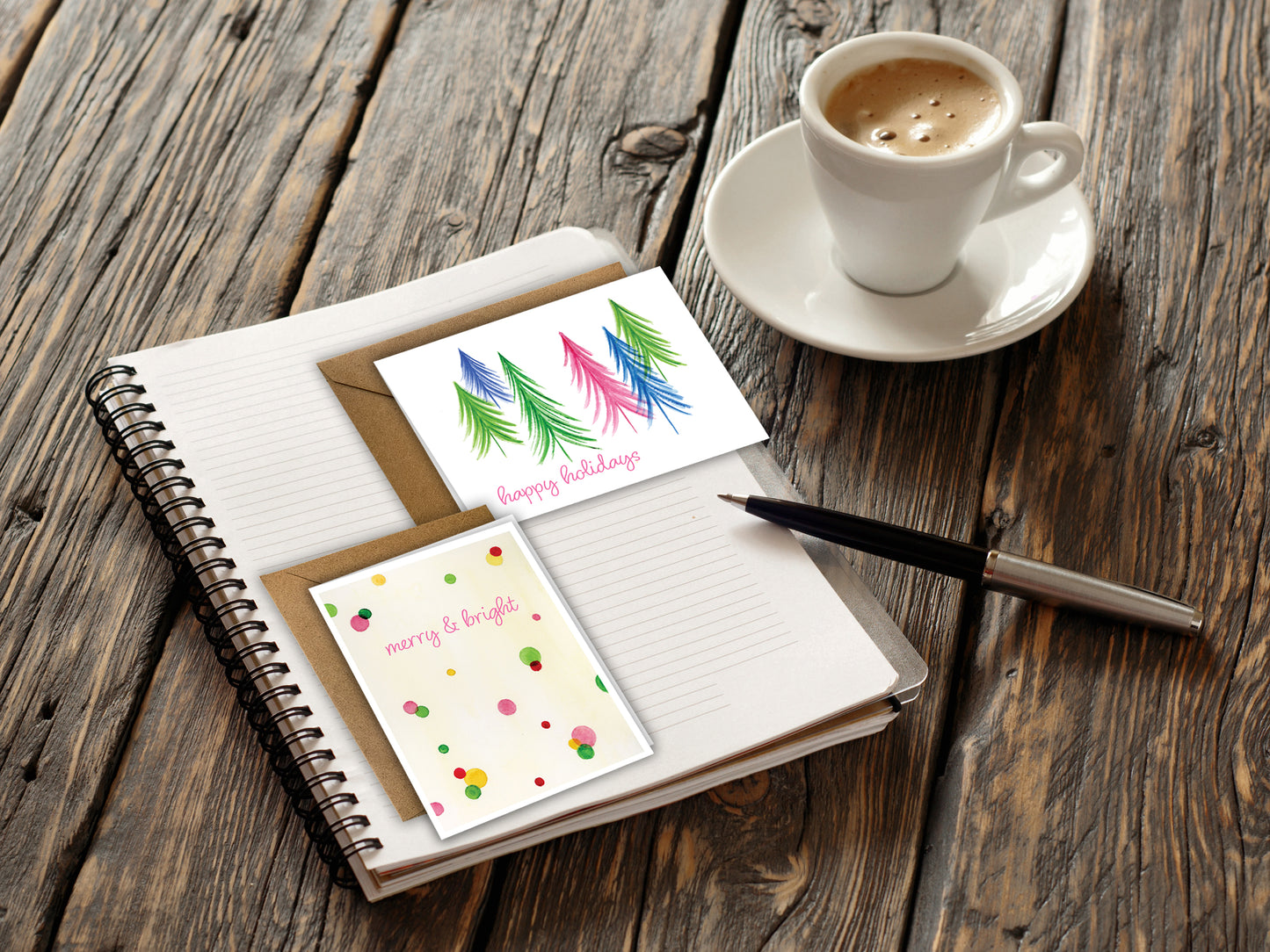 The Holiday Bright Series - Christmas Greeting Card Set, additional view