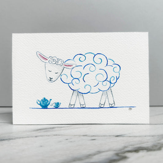 Annie the Sheep (with Tea)
