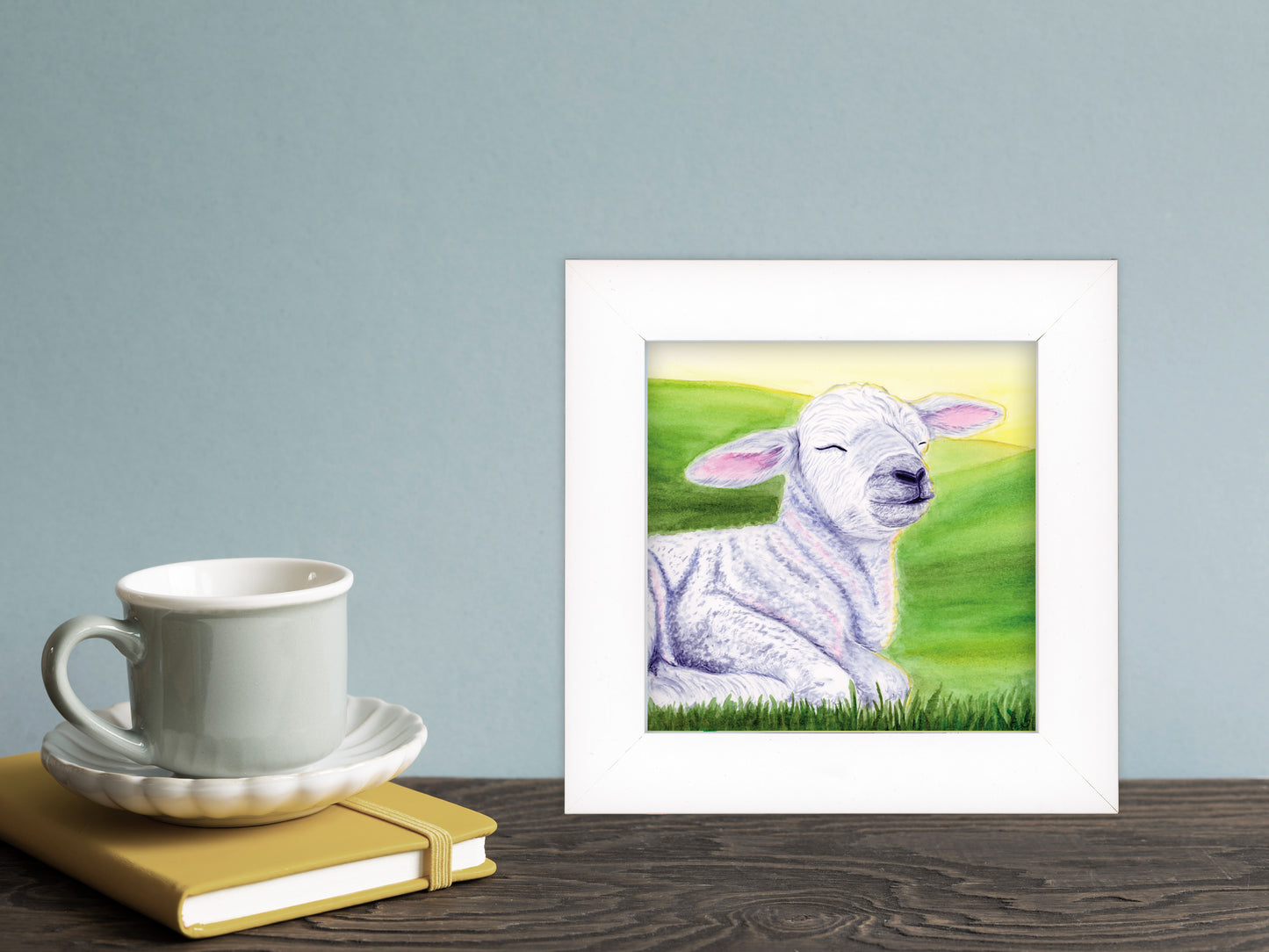 Spring Lamb - Framed Fine Art Print - The Spring Series