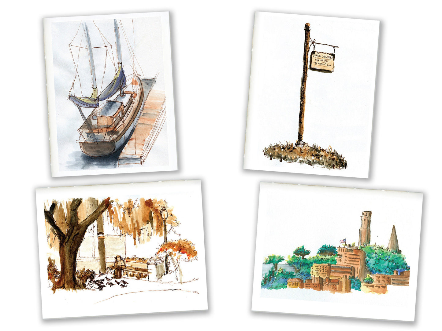 1 Small Journal - The San Francisco Series - Park Pigeons