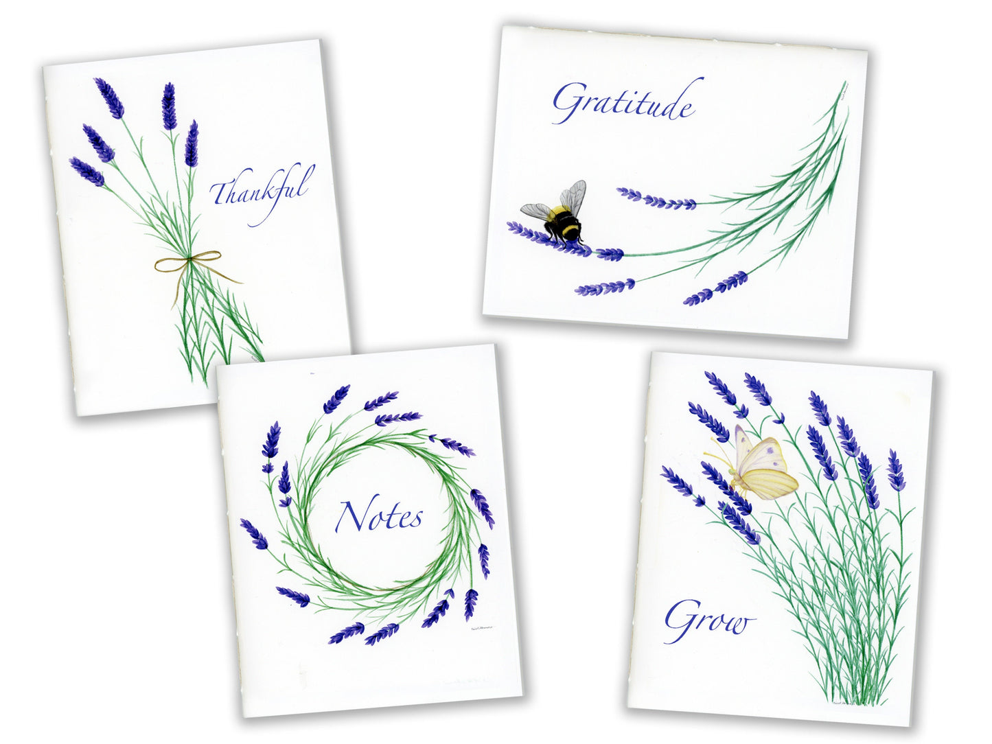 1 Small Journal - The Lavender Series - Gratitude with Bee