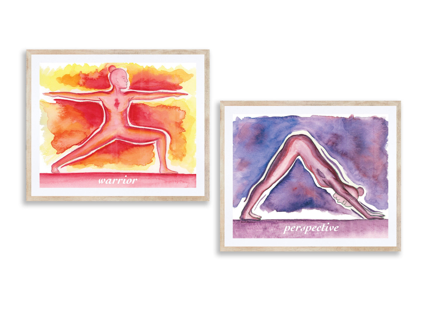 Warrior II - Fine Art Print - The Yoga Series