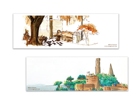 Bookmarks - Set of 4 - North Beach - San Francisco Series - Handmade, additional view