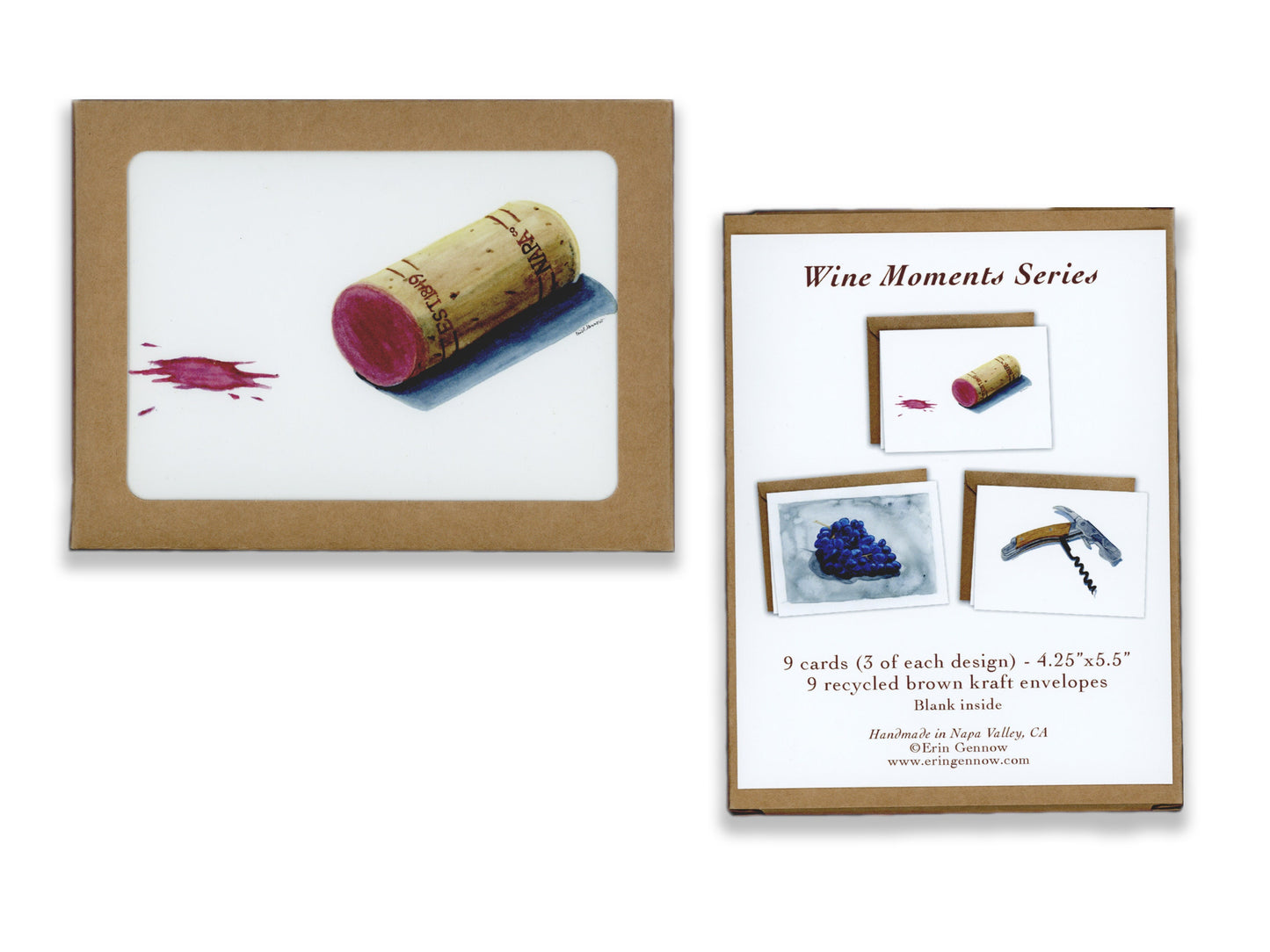 Wine Moments - Greeting Cards Set of 9