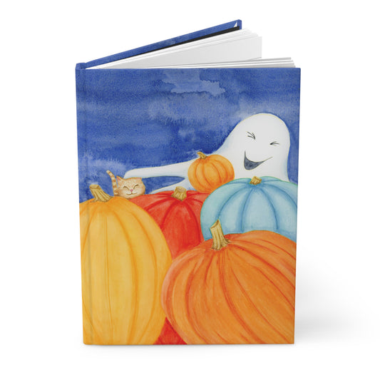Ghost with Rainbow Hardcover Journal