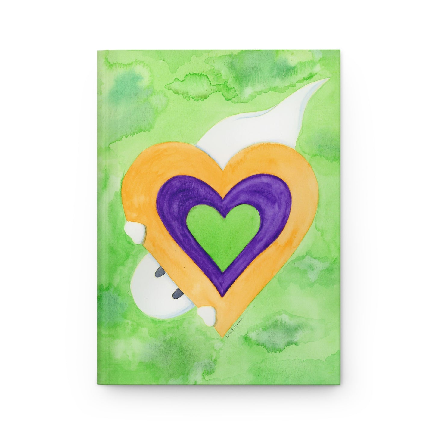 Ghost with Heart Hardcover Journal