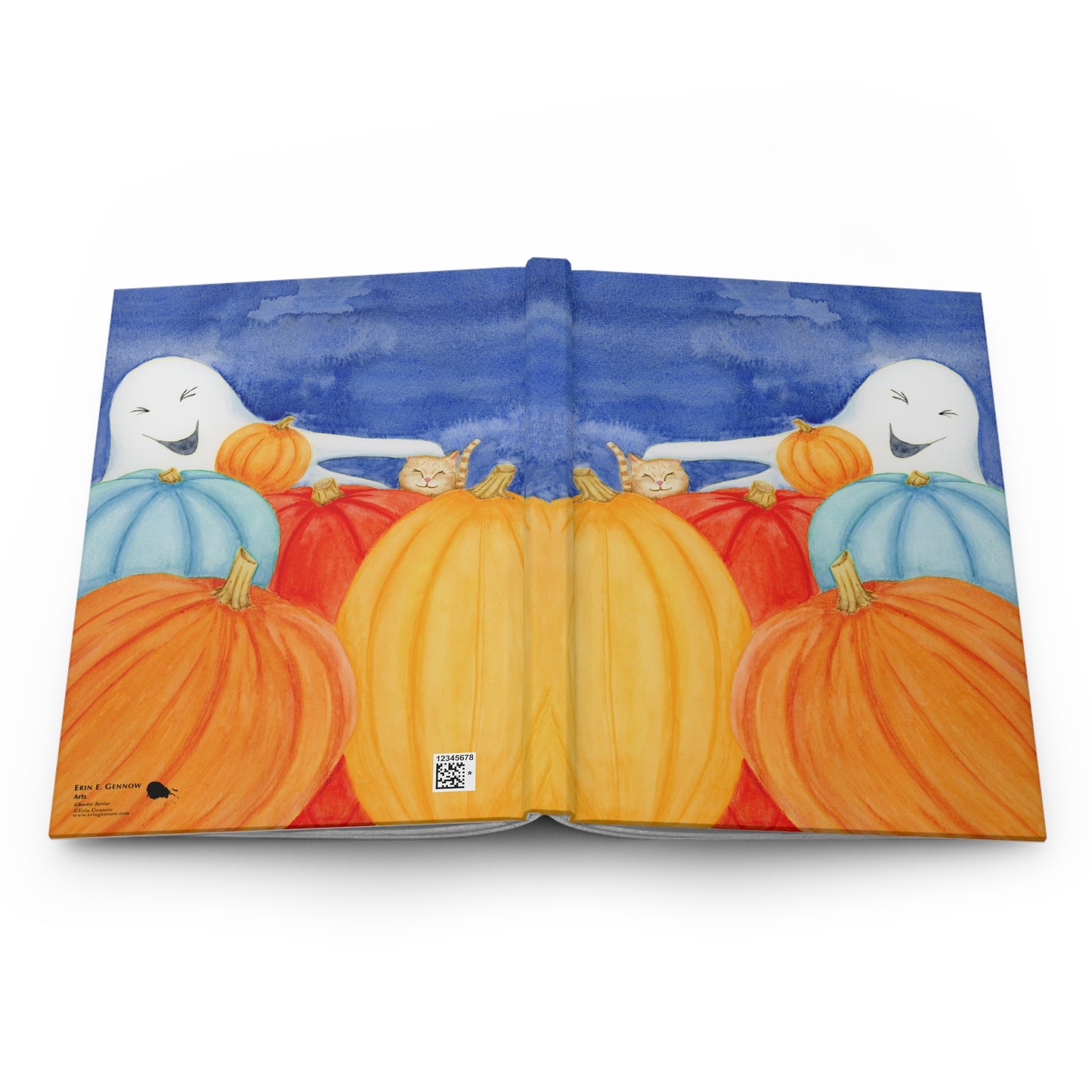 Ghost with Rainbow Hardcover Journal