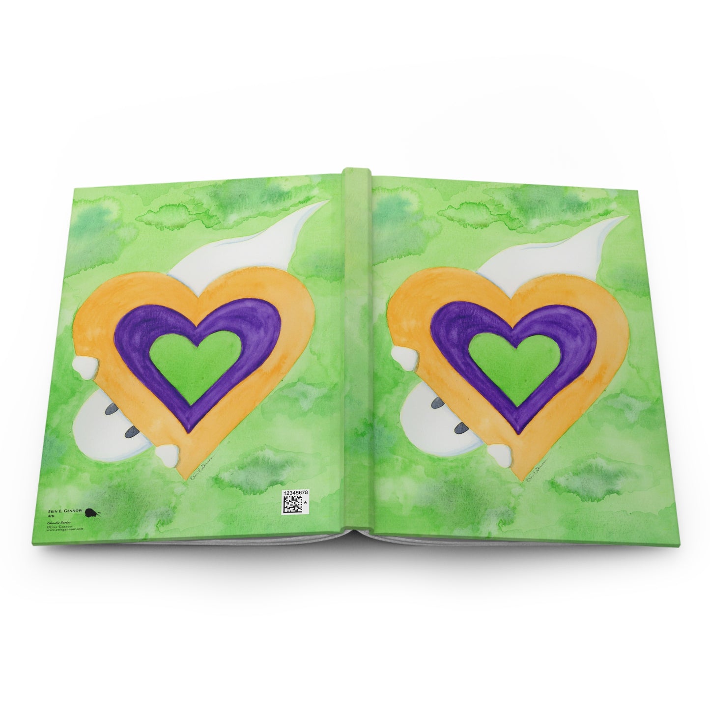 Ghost with Heart Hardcover Journal