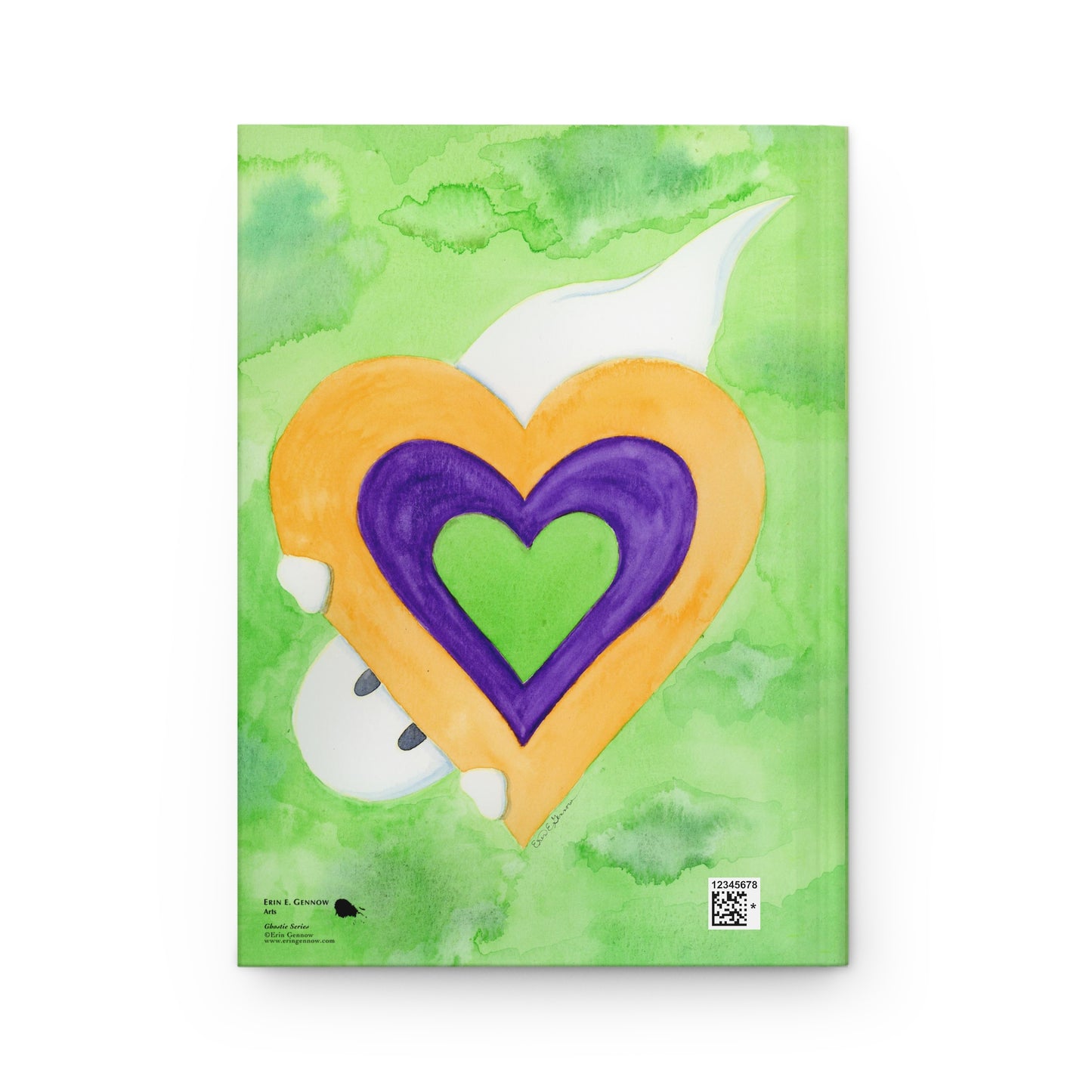 Ghost with Heart Hardcover Journal