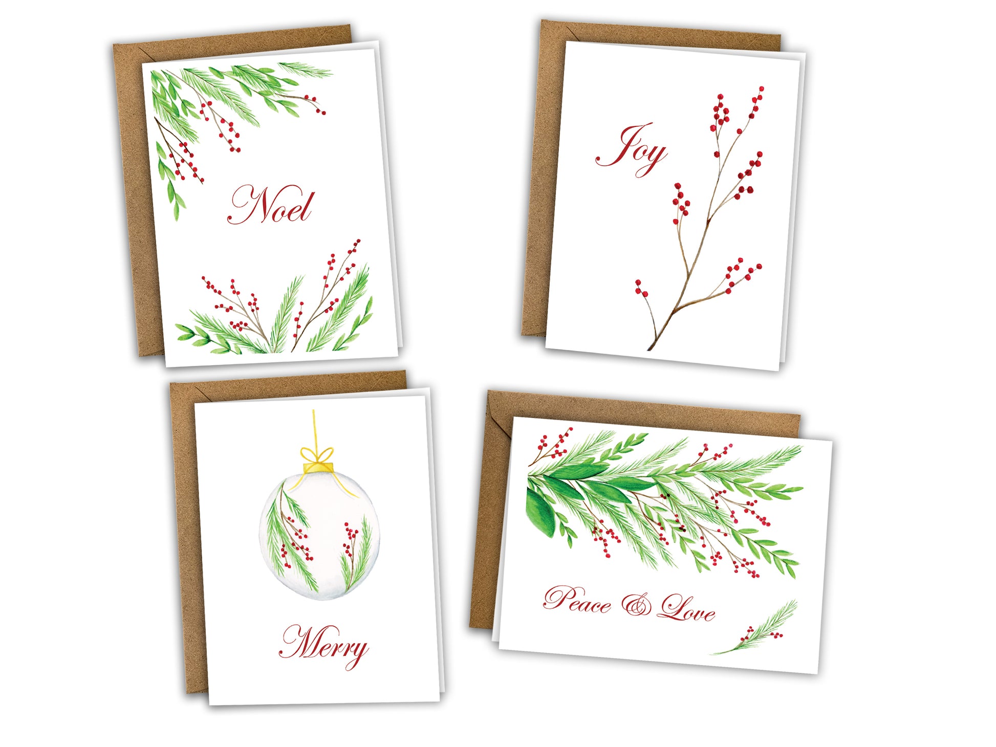 The Christmas Greens Series - Holiday Greeting Card Set, additional view