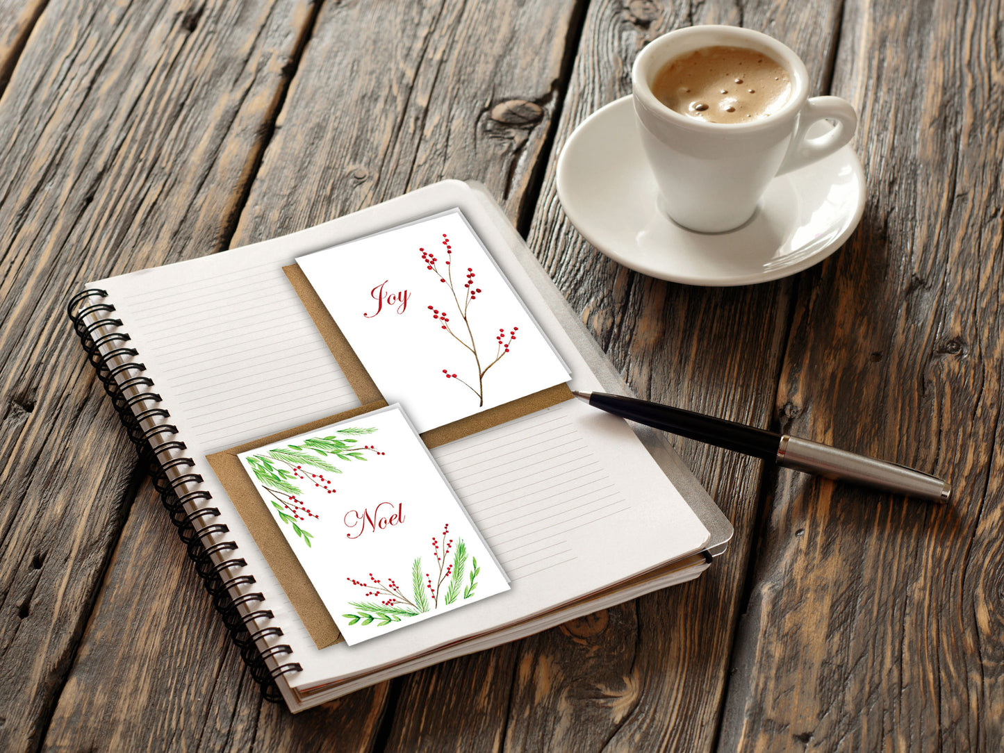 The Christmas Greens Series - Holiday Greeting Card Set, additional view