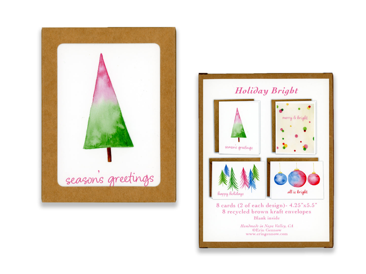 The Holiday Bright Series - Christmas Greeting Card Set, additional view