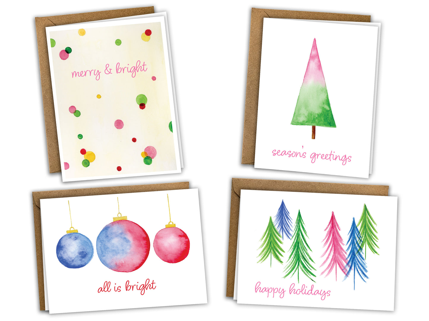 The Holiday Bright Series - Christmas Greeting Card Set, additional view