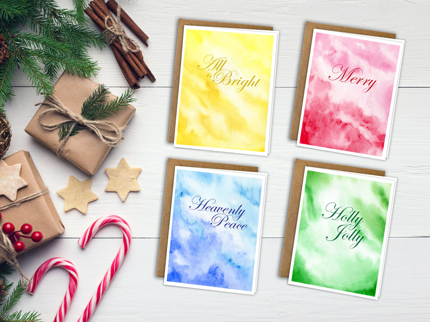 The Holiday Carols Series - Christmas Greeting Card Set, additional view