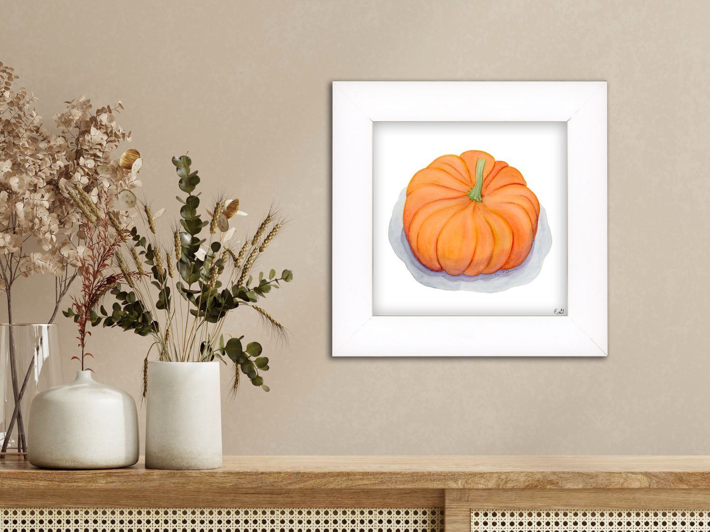 Autumn Fairytale Pumpkin - Framed Fine Art Print - The Pumpkin Series
