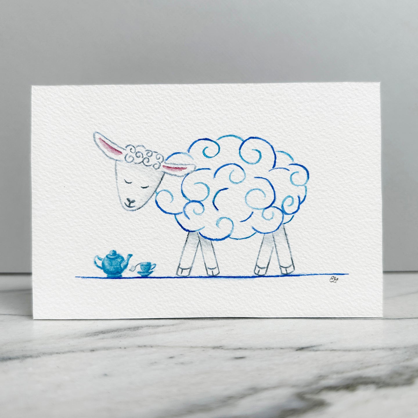 Annie the Sheep (with Tea)