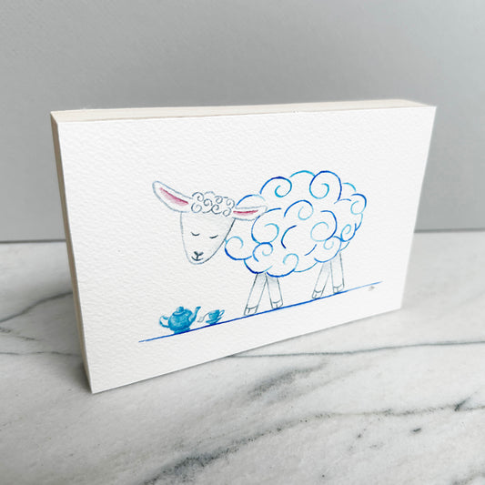 Annie the Sheep (with Tea)