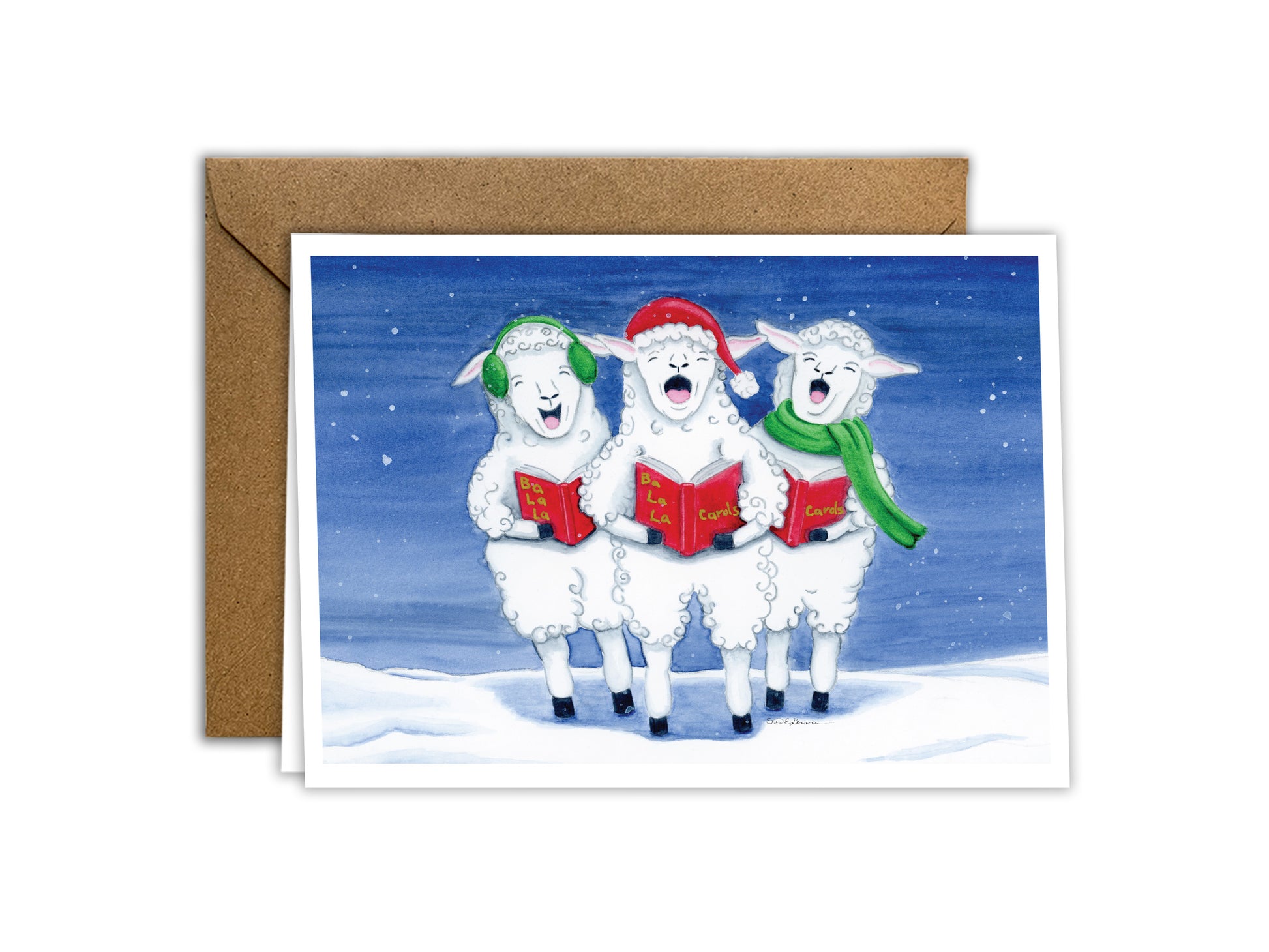 The Christmas Sheep Series - Holiday Greeting Card Set, additional view