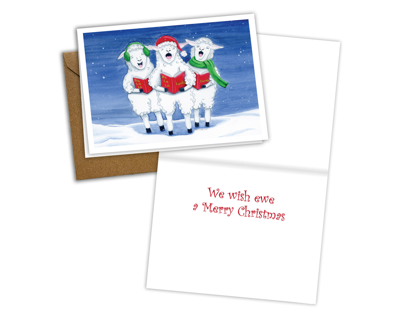 The Christmas Sheep Series - Holiday Greeting Card Set, additional view