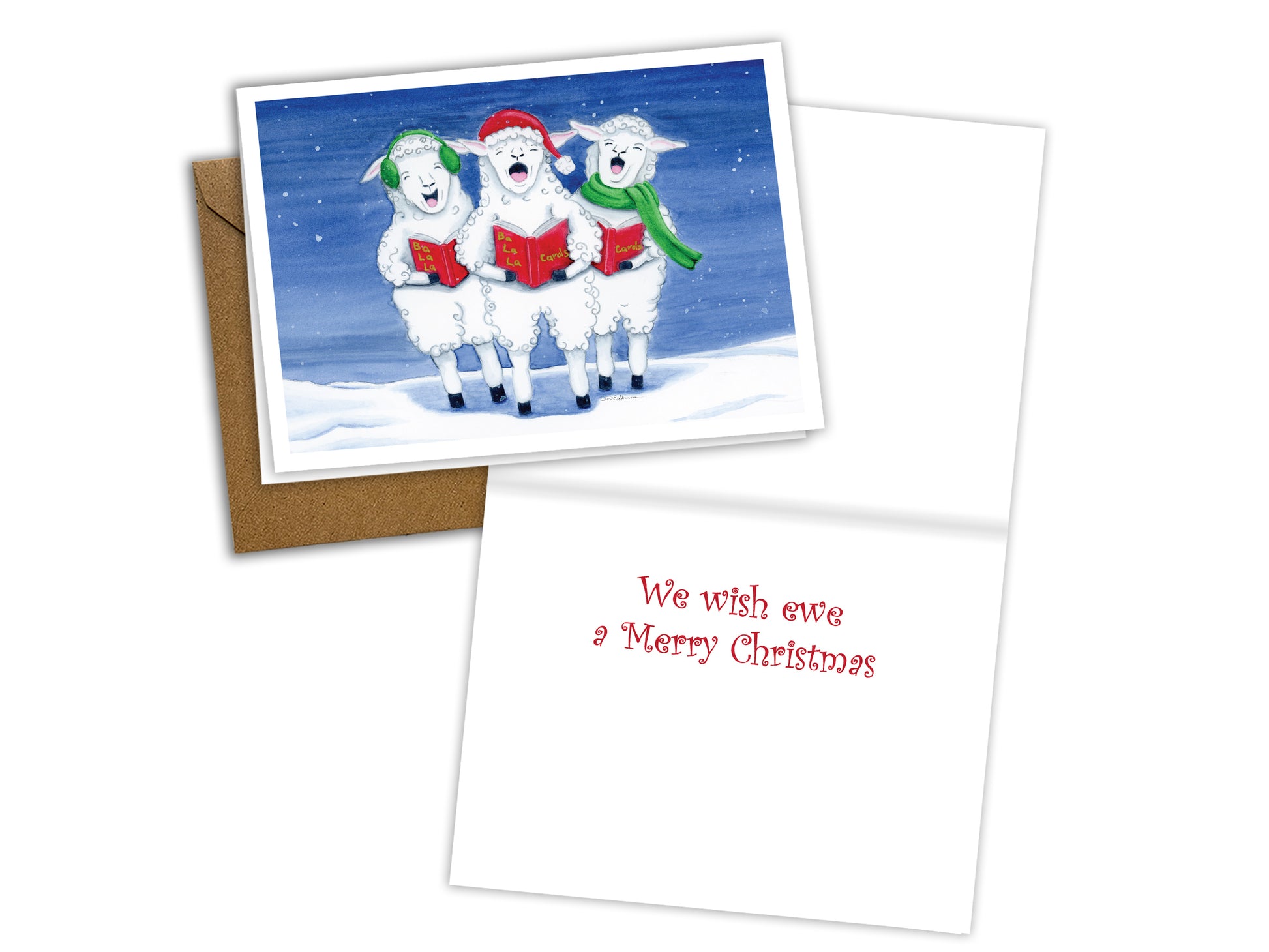 The Christmas Sheep Series - Holiday Greeting Card Set, additional view