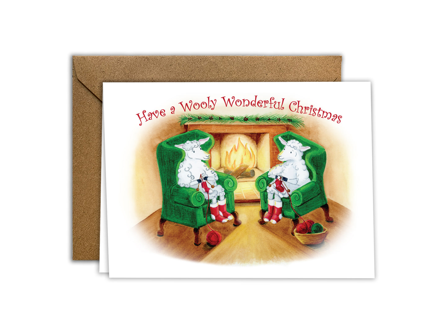The Christmas Sheep Series - Holiday Greeting Card Set, additional view