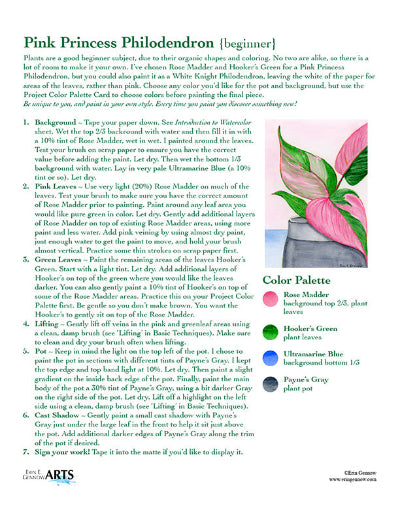 Beautiful Botanicals Watercolor Template Kit