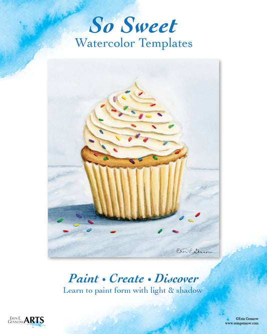 So Sweet Watercolor Template Kit