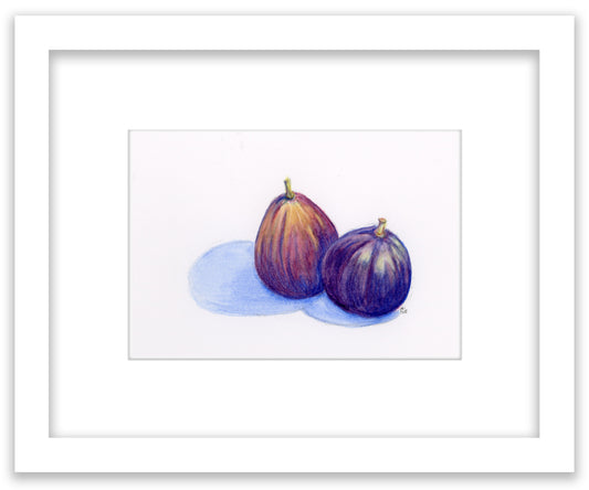 Figs - Framed Original Watercolor Painting