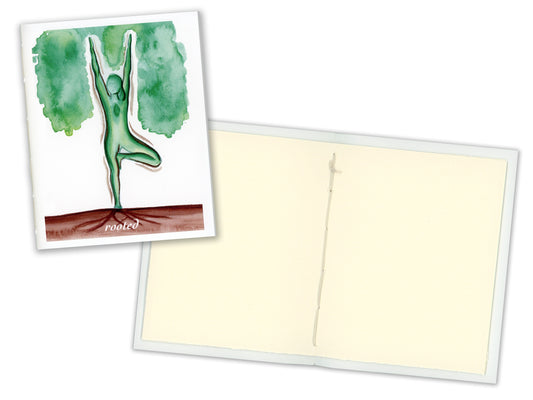 1 Small Journal - The Yoga Series - Rooted Tree Pose