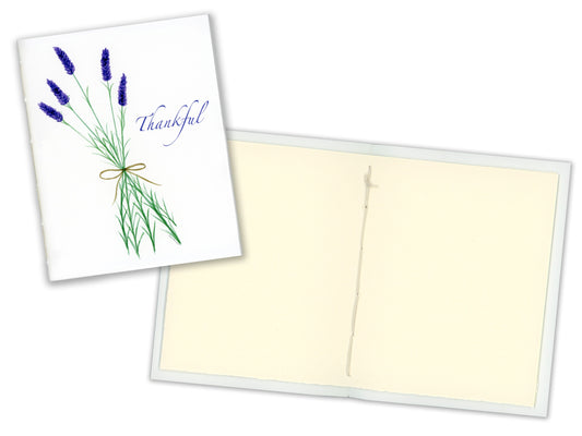 1 Small Journal - The Lavender Series - Thankful Lavender Bouquet