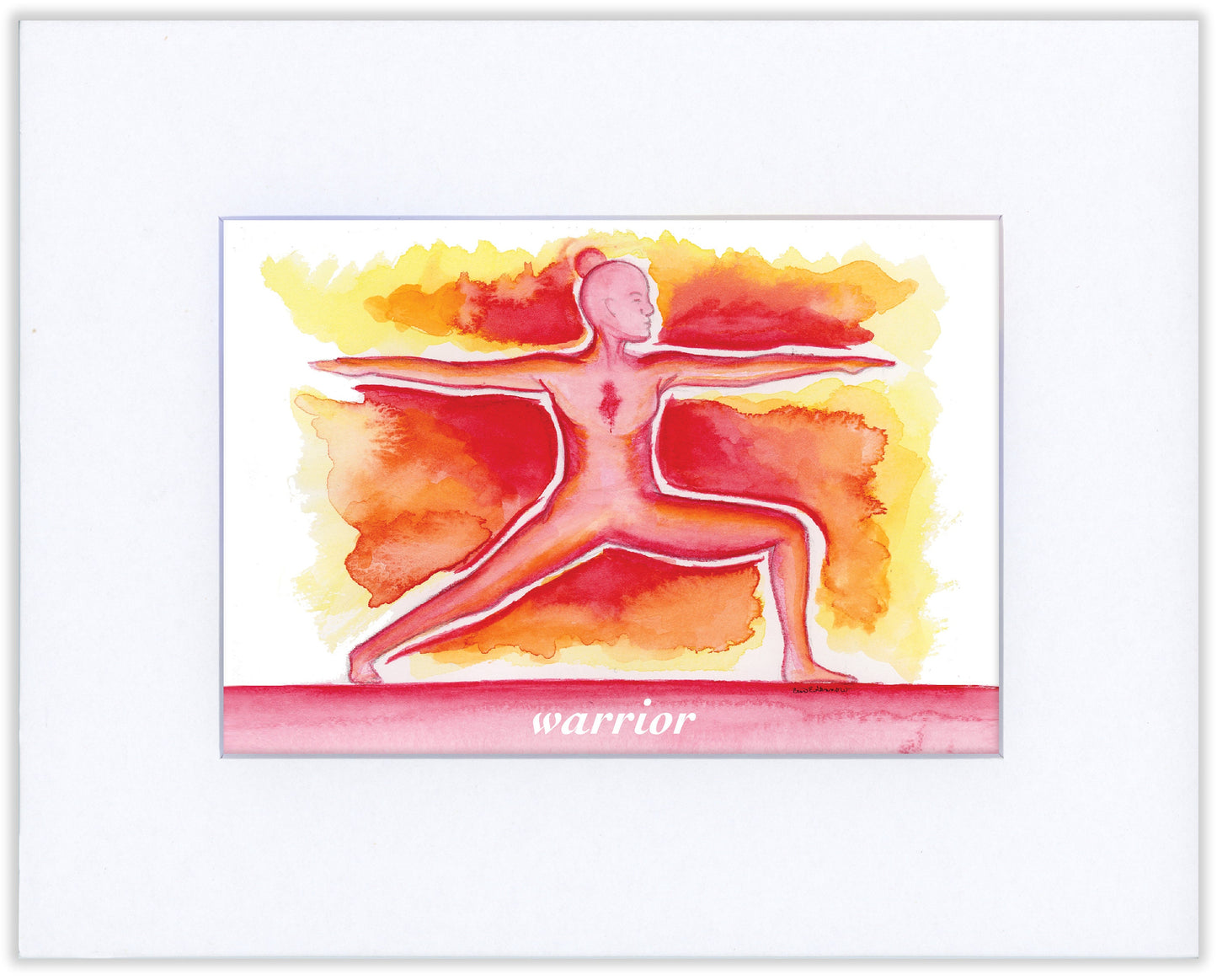 Warrior II - Fine Art Print - The Yoga Series