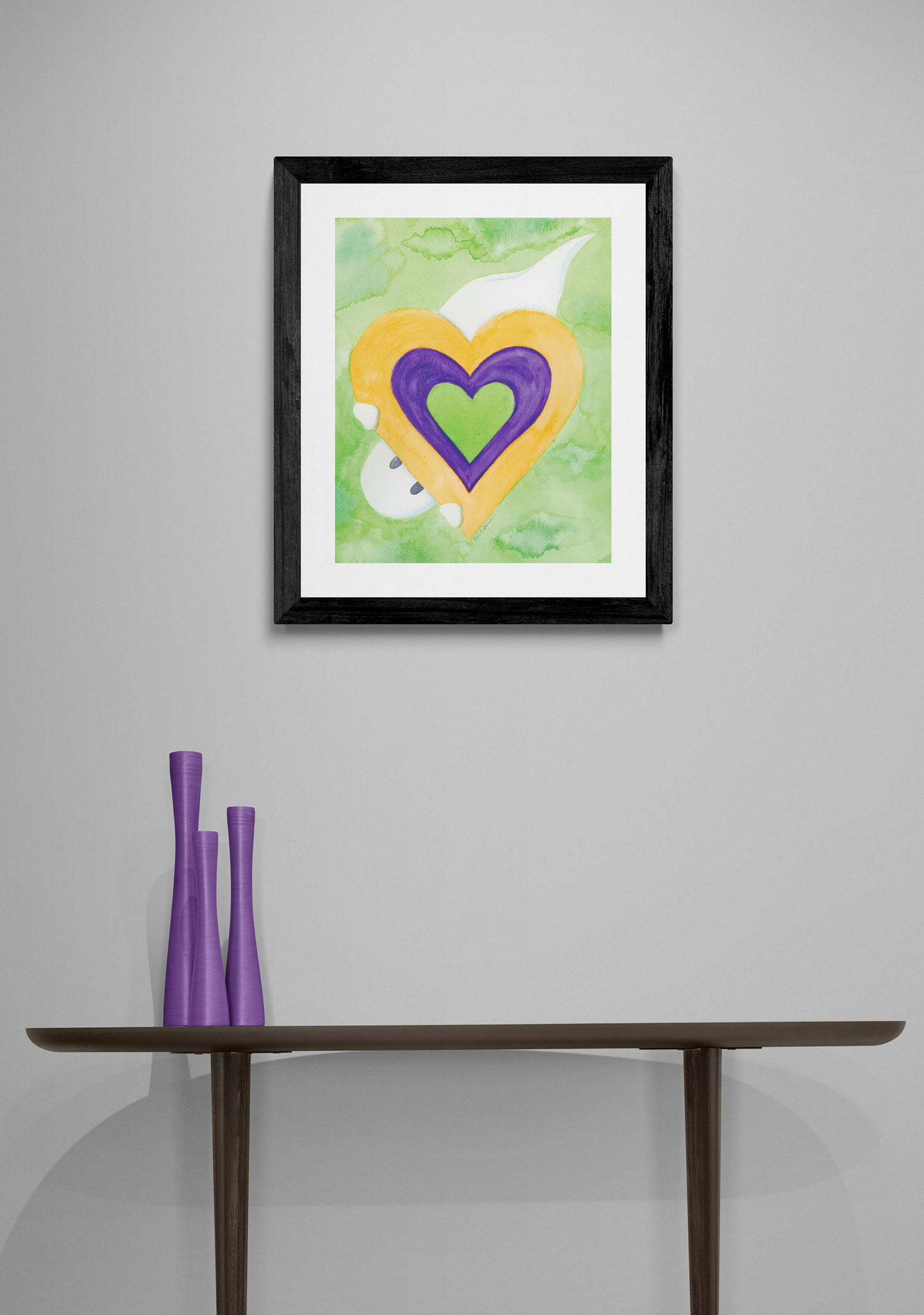 Ghost with Heart - Halloween Fine Art Print