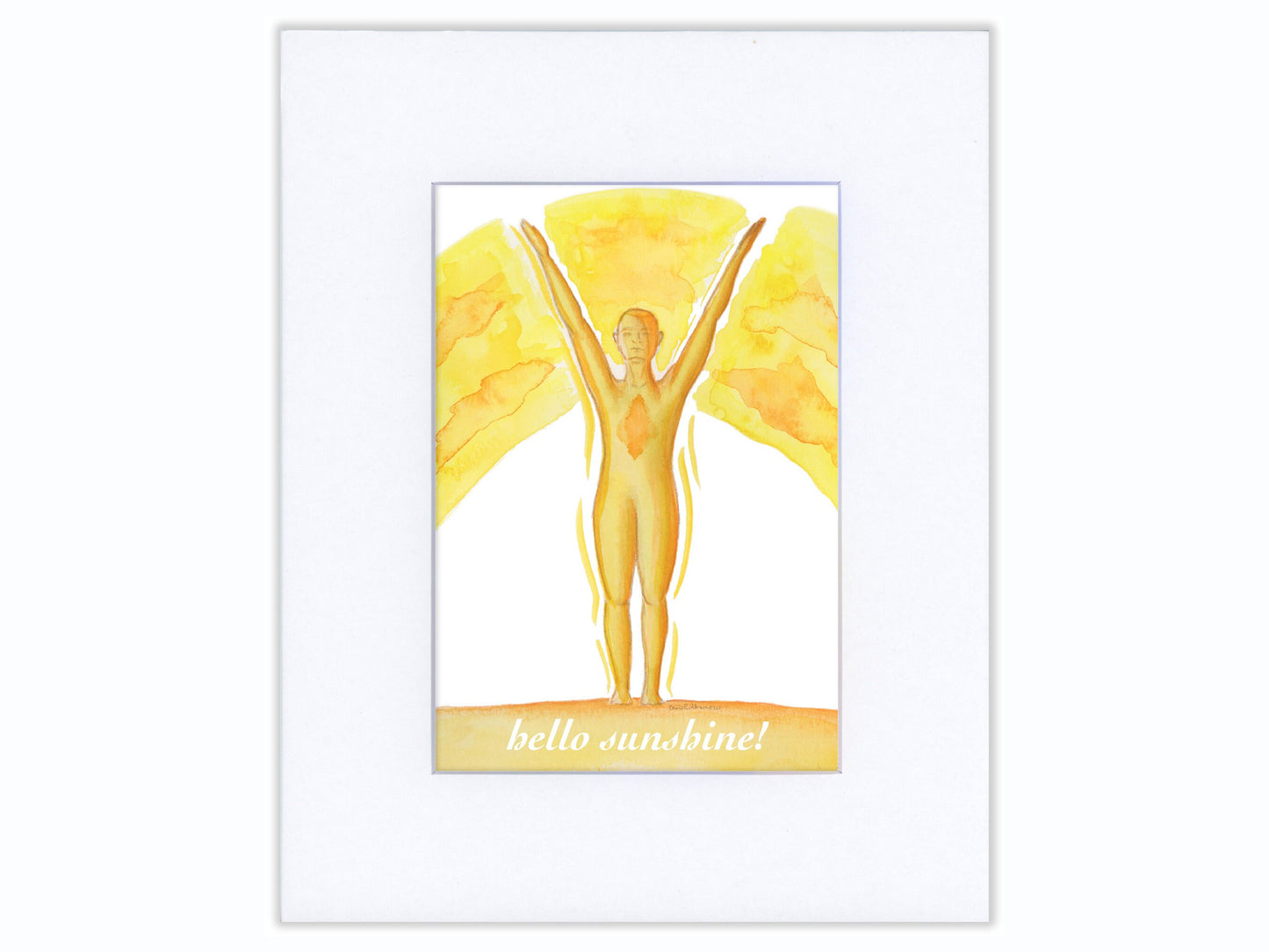 Hello Sunshine - Fine Art Print - The Yoga Series