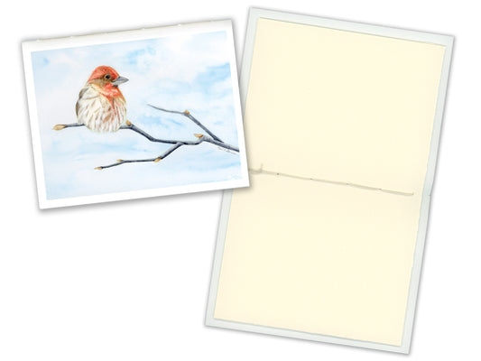 1 Small Journal - Winter Woodland Animals - House Finch