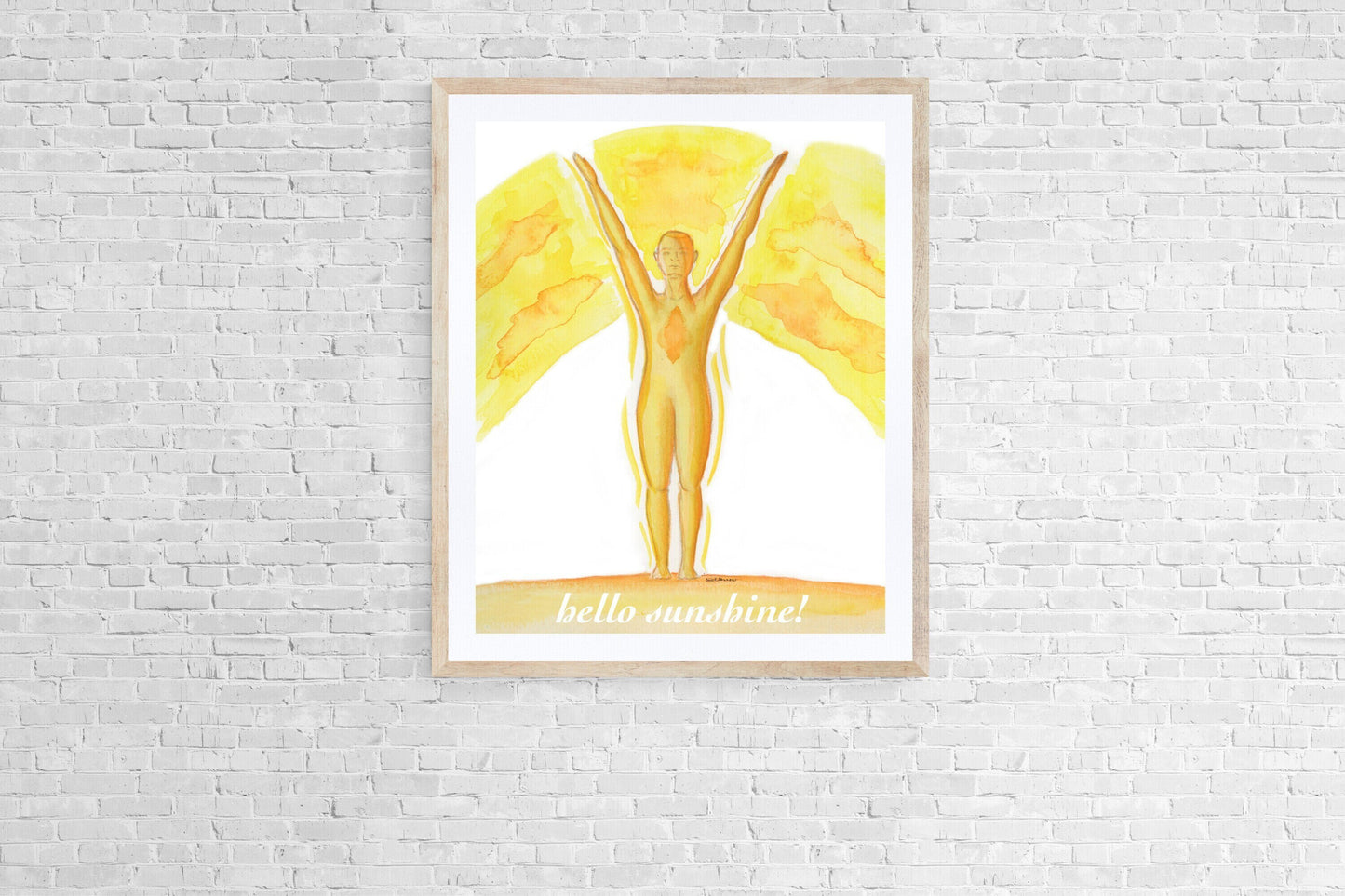 Hello Sunshine - Fine Art Print - The Yoga Series