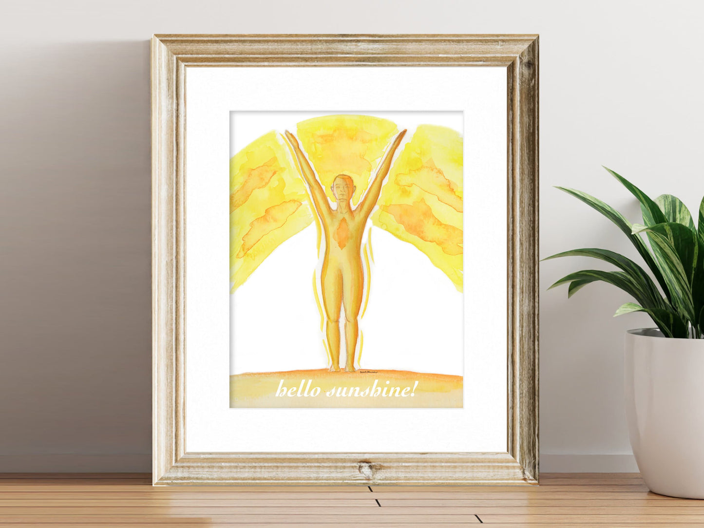 Hello Sunshine - Fine Art Print - The Yoga Series