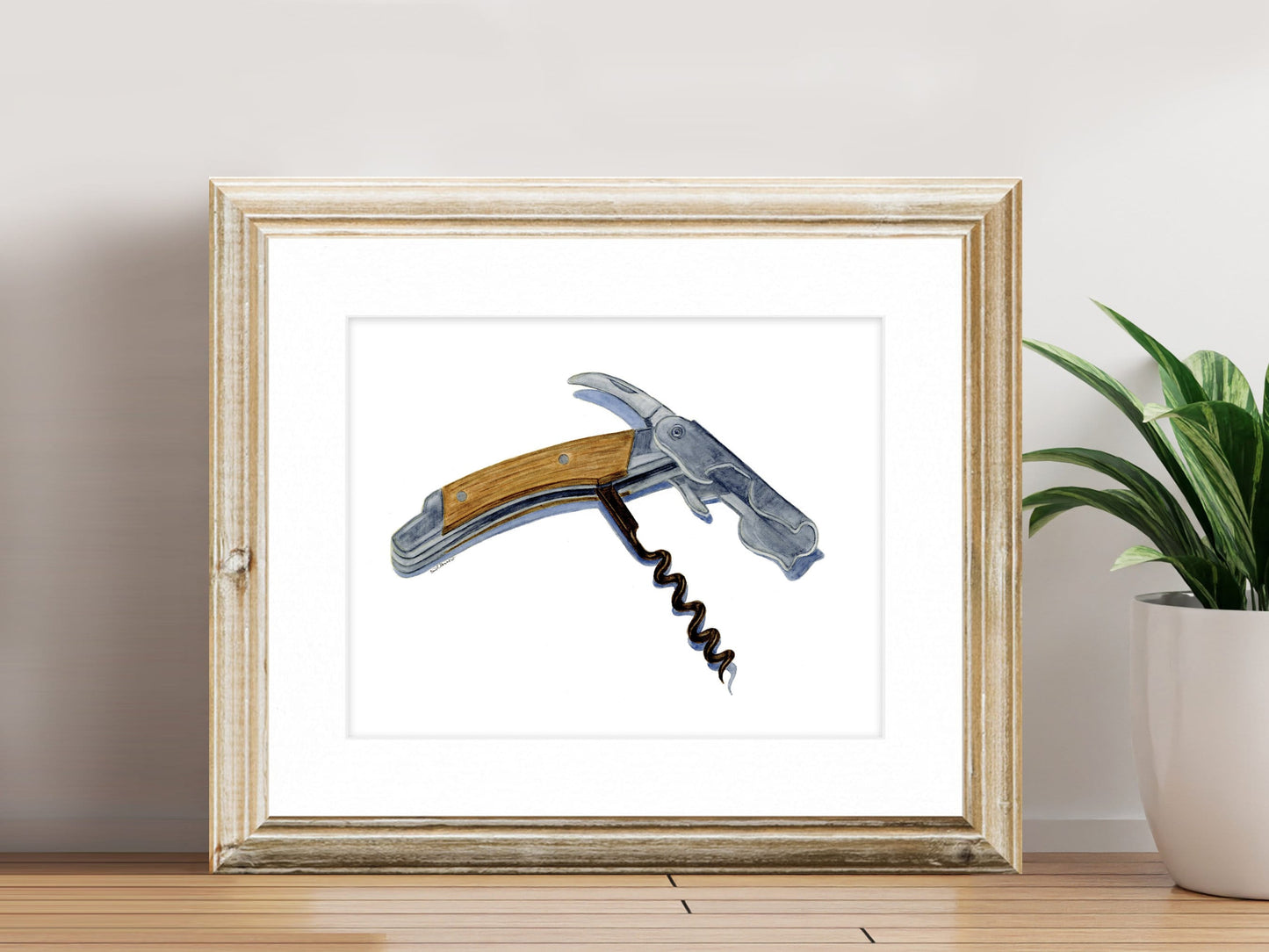 Wine Corkscrew - Fine Art Print - Wine Moments Series