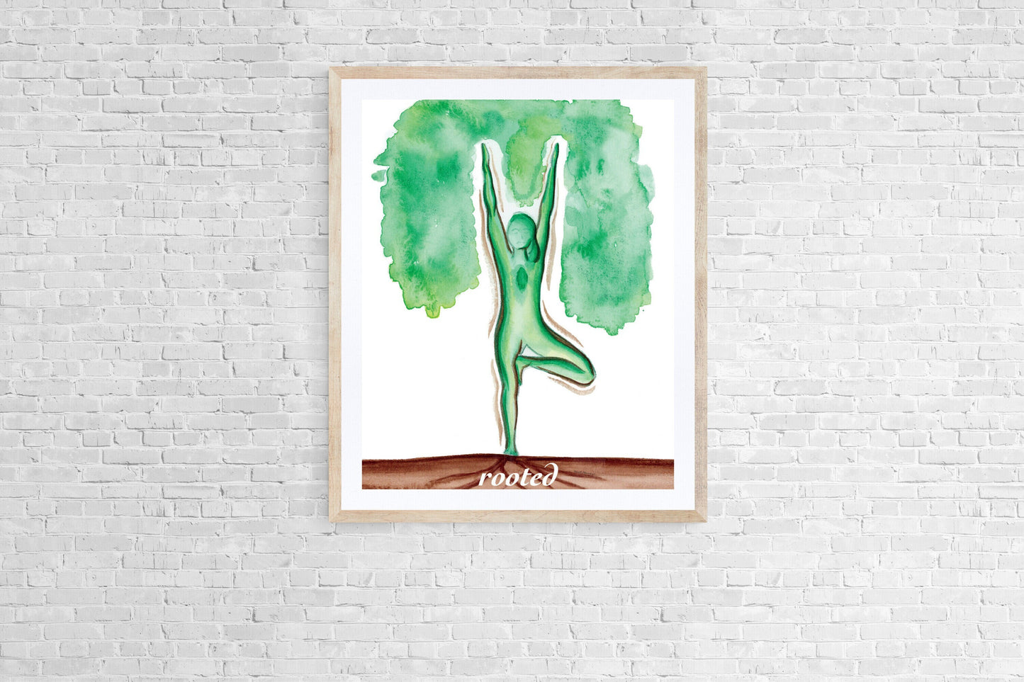 Rooted - Fine Art Print - The Yoga Series