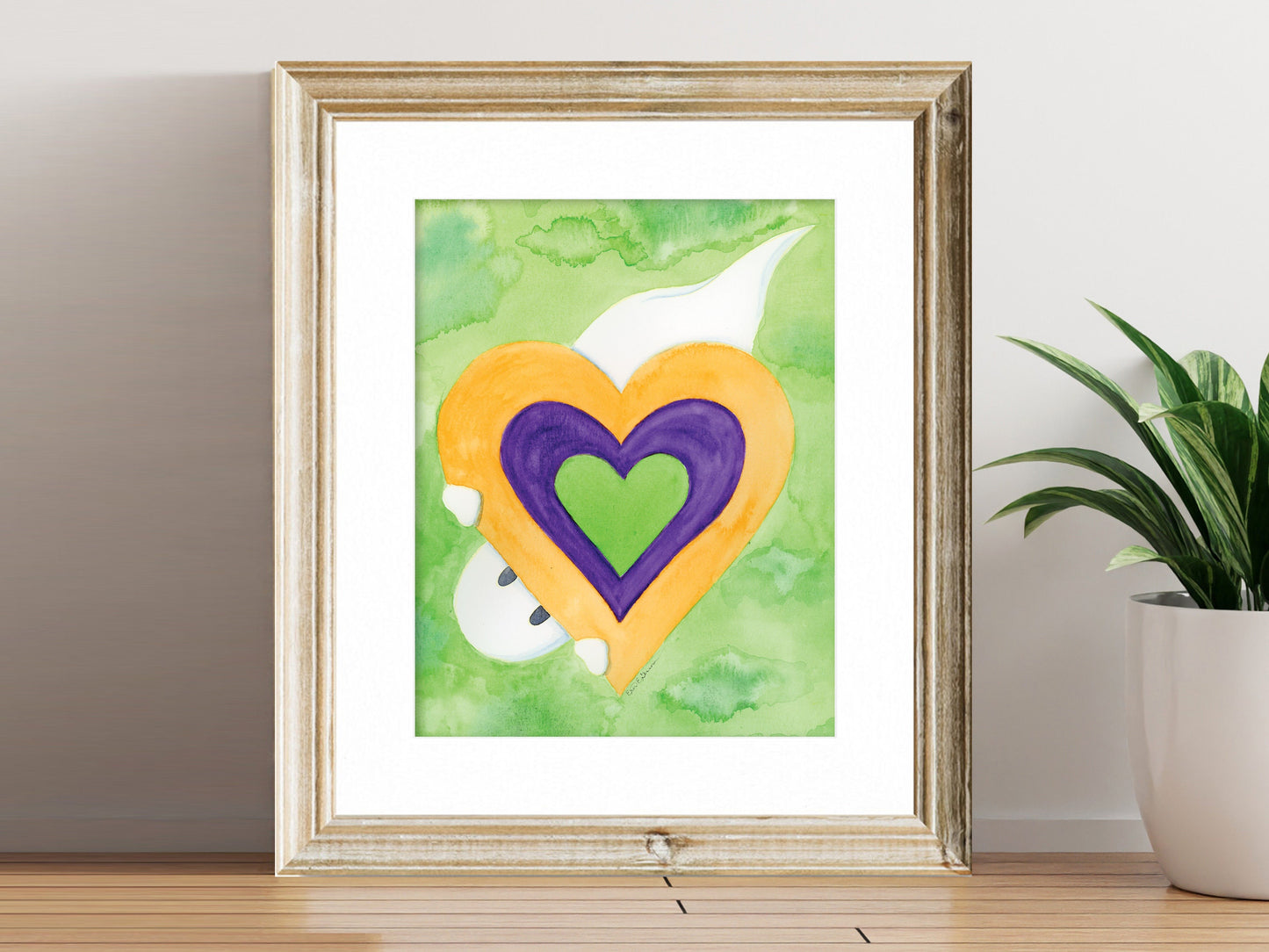 Ghost with Heart - Halloween Fine Art Print