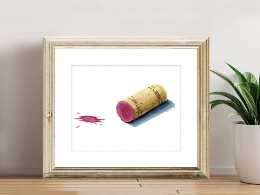 Napa Wine Cork - Fine Art Print - Wine Moments Series