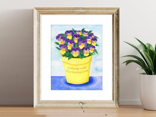 Violets Fine Art Print - The Floral Series